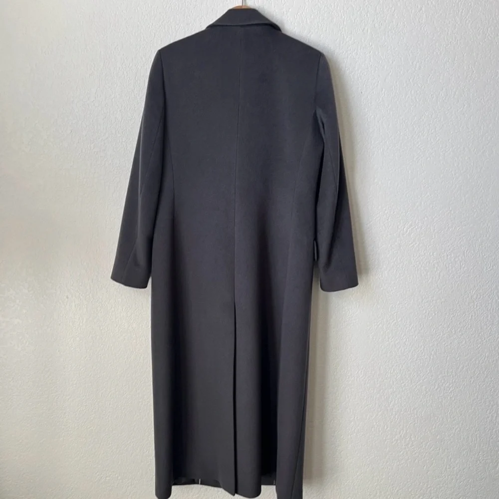 Jigsaw Wool Maxi City Coat in Charcoal - ASO Kate Middleton Royal - UK10/US6 - Picture 4 of 13